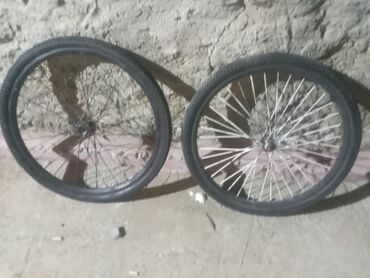 Disklər: Velosiped təkər dəsti - Ölçü: təxmini 26" (MTB/şəhər velosipedlərinə