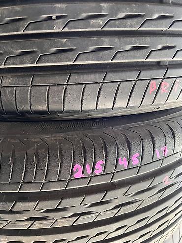 Шины: Шины 215 / 45 / R 17, Б/у, Пара, Легковые, Bridgestone — 4