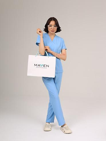 Медициналык кийим: Женский медицинский костюм Maven - Профессиональная униформа для — 5