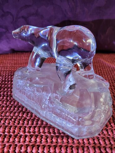 Ostali kućni dekor: Figura kristal,led kristal d'Argues Francuska,rucni rad iz 70,80ih — 4