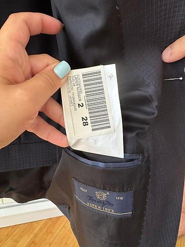 Kişi geyimləri: Kostyum, Demisezon, Ermenegildo Zegna, L, rəng - Göy — 5