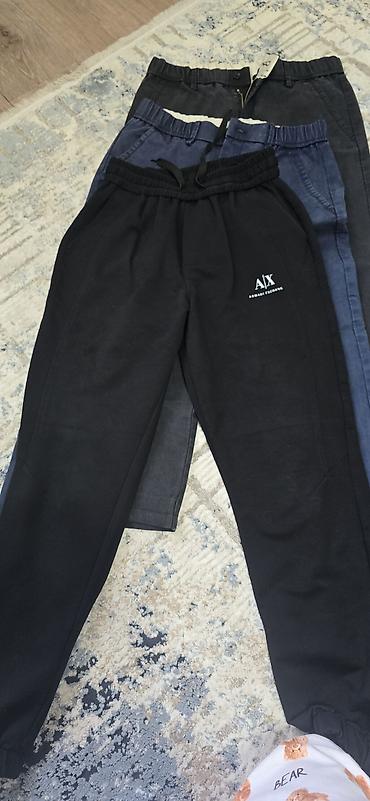 мужские брюки джоггеры: Мужские брюки, M, Armani, Б/у, цвет - Черный, Самовывоз, Платная доставка — 3
