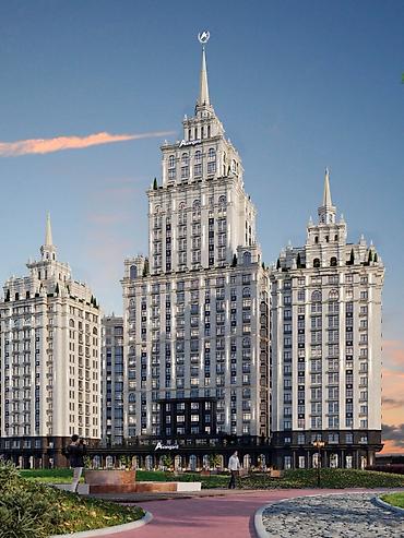 azia palace: 3 комнаты, 109 м², Элитка, 7 этаж, ПСО (под самоотделку) — 2