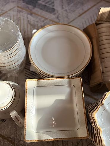 dish sets: Комплект посуды,качественнаявсё по 12 шт и 2 чайника — 5
