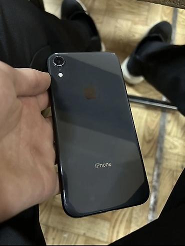 IPhone Xr, Б/у, 128 ГБ, Черный, Защитное стекло, Чехол, 78 %