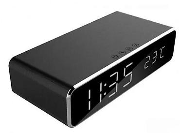 Satovi za kuću: Digitalni sat sa bežičnim punjačem i termometrom - Multifunkcionalni — 4