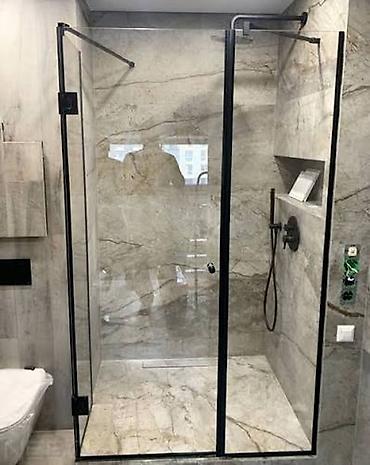 Душевые перегородки и ограждения: Стеклянные конструкции на заказ Душевые кабины, перегородки, перила — 6