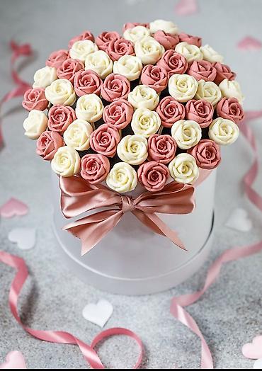 Съедобные букеты: 🍫🌹 ШОКОЛАД ГҮЛДӨР – ТАТТУУ СЕЗИМДИН ЭҢ СУЛУУ БЕЛЕГИ! 🌹🍫 Гүл соолуйт… — 8