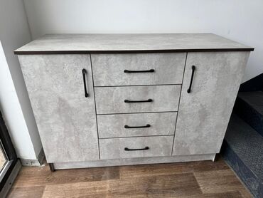 военная форма для девочки: Кийим үчүн комод, Жаңы, Күзгүсүз, ЛДСП, түсү - Боз, Акысыз жеткирүү