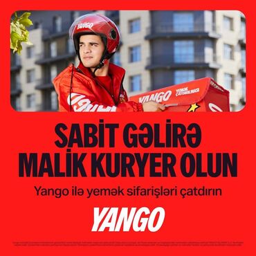 baki aşpazlıq akademiyası: Moto-kuryer tələb olunur, Həftəlik ödəniş, Təcrübəsiz
