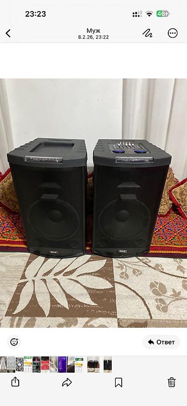 Динамики и колонки: Продаю новый в коробке со встроенным усилителем и микрофоном работает — 10