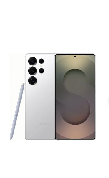 samsunq s24 ultra: Samsung S25 Ultra, 256 GB, rəng - Ağ, Kredit, Barmaq izi, İki sim kartlı