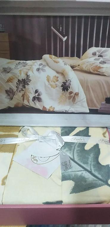 plisani: Komplet posteljina Perla za dve osobe 200x220 🛏️ Šifra 56 🌟 Novo, u — 1