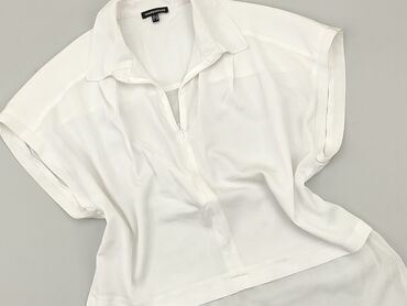 białe bluzki koszulowe zara: Blouse, L (EU 40), condition - Good