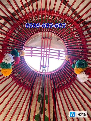 Аренда юрт: Аренда юрты, Каркас Деревянный, 85 баш, Стол — 8