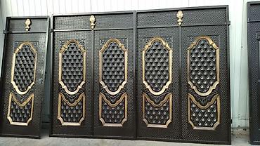 Распашные ворота: Ворота, распашные откатные, металл Россия, отличного качества — 7