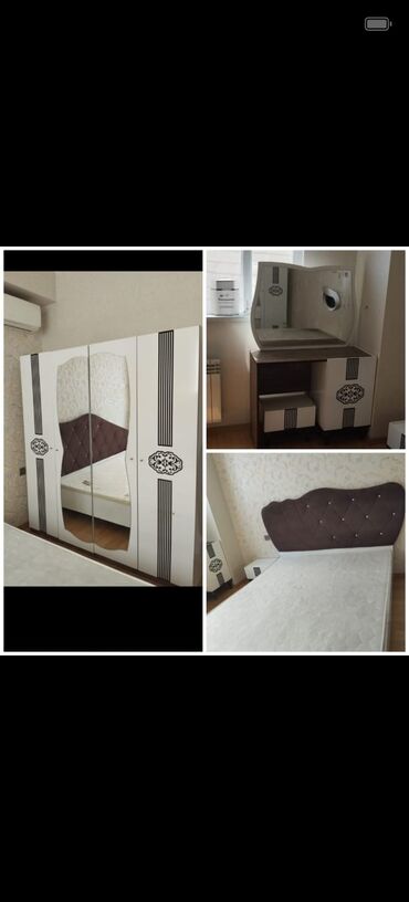 Digər mebel: Ayla91.Yataq desti satilir. Hec bir problemi yoxdu. *Qiymeti 450 Azn.*