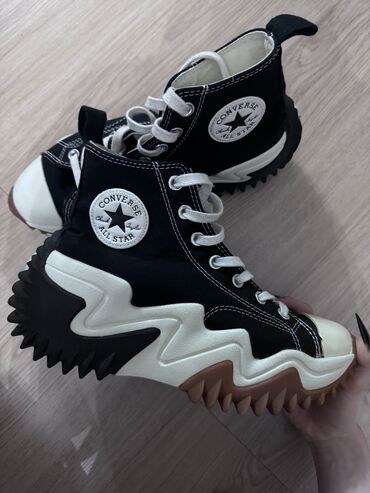 насос для члена: Кроссовкалар, 38, Converse, Колдонулган, түсү - Кара, Өзү алып кетүү, Акылуу жеткирүү