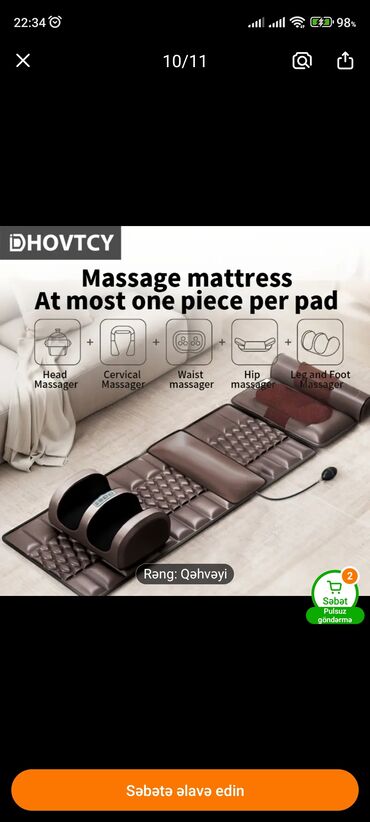 Masajorlar: Masajor, Bədən üçün, Yeni, Pulsuz çatdırılma — 2