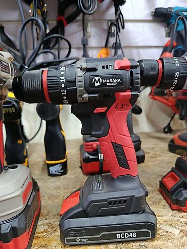 masa: Аккумуляторная бесщеточная дрель‑шуруповерт MASAKA BCD48 - Серия: LX — 1