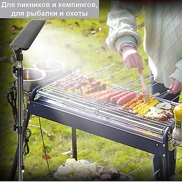 Другие аксессуары для фото/видео: Фонарь лампа со штативом для кемпинга, рыбалки или туризма. В комплект — 11