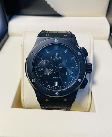 danisan saat: Hublot Big Bang Gent Black Chronograph – avtomatik kişi qol saatı - — 1