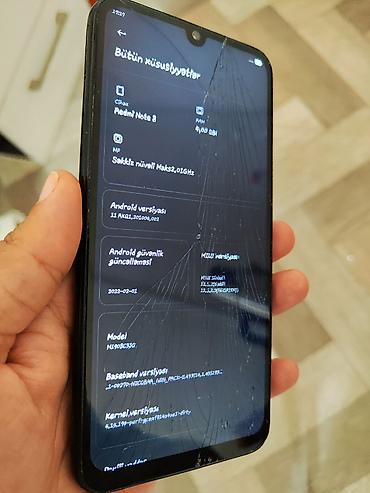 kiraye evler 2018: Redmi not 8 şəkildə göründüyü kimidir, yaddaş 128 — 1