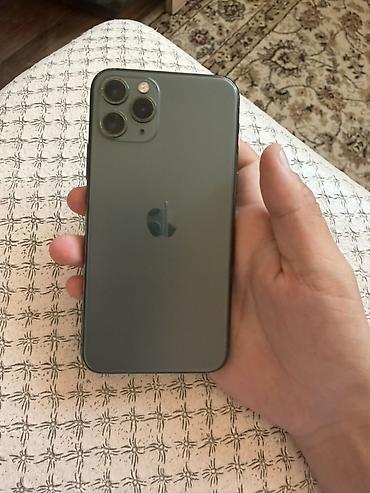 IPhone 11 Pro, Б/у, 256 ГБ, Matte Midnight Green, Зарядное устройство, 79 %