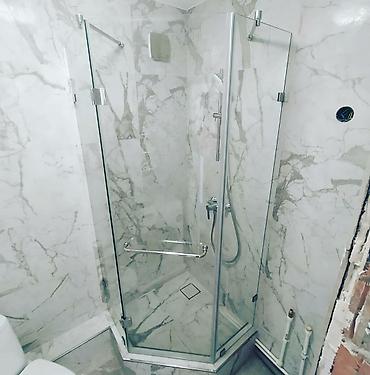 Душевые перегородки и ограждения: 🚿 Душевые перегородки из стекла Бишкек | Стеклянные душевые кабины | — 3