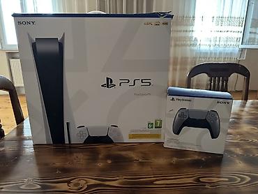 playstation 5 azn: Sony PlayStation 5 (Disk versiyası) – tam dəst Xüsusiyyətlər: - PS5 — 7