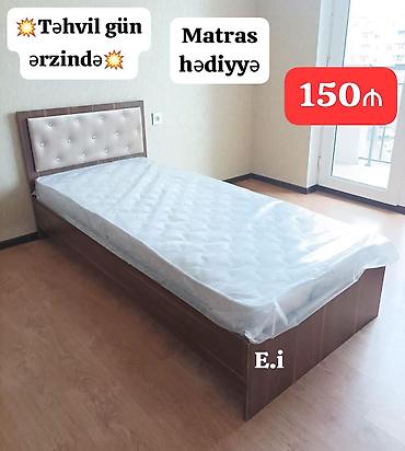 mebel bərpası: Yeni, Təknəfərlik çarpayı, Matras ilə — 4