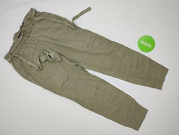 czarne cargo pull and bear: Spodnie materiałowe damskie, rozmiar XS — 2