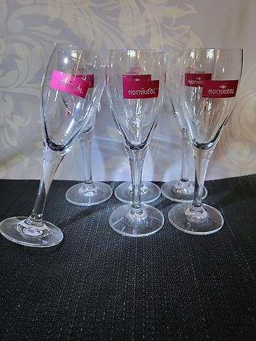 Čaše: Case nove za vino kristal Hochrigll,nemacka iz 90ih.god. Case za vino — 6