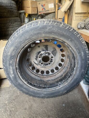 зимние шины матиз цена: Дөңгөлөктөр монтажда 215 / 55 / R 16, Жай, Колдонулган, 1 даана, Жеңил унаалар, Темир, тешиктери - 5