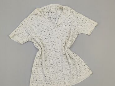 białe koronkowe bluzki ze stójką: Blouse, S (EU 36), condition - Good