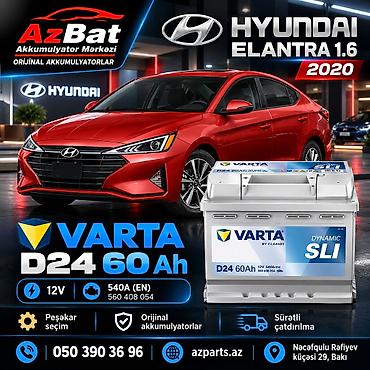 Varta, 60 ah, Orijinal, Almaniya, Yeni