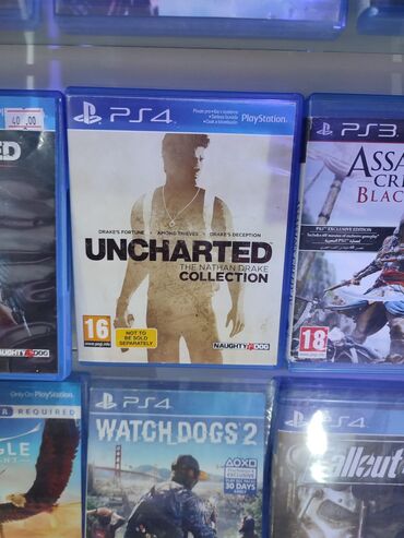 ps4 oyunlar satilir: Uncharted collection Oyun diski, az işlənib. 🎮Playstation 3-4-5