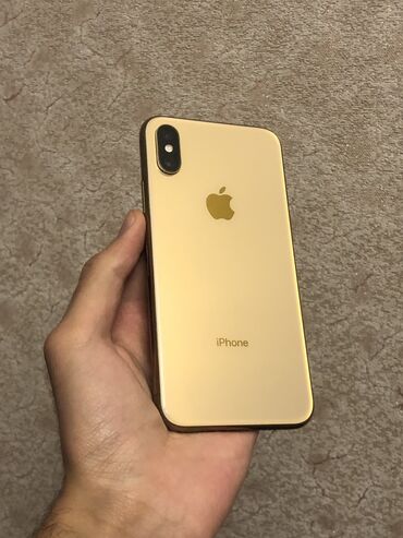 Apple iPhone: IPhone Xs, 64 GB, Qızılı, Simsiz şarj