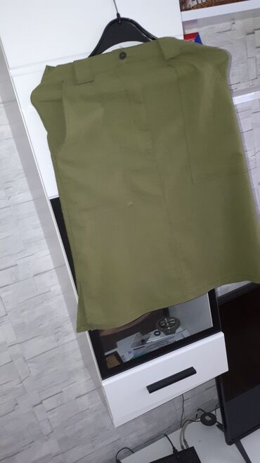 duboke suknje i kosulje: L (EU 40), Mini, color - Green