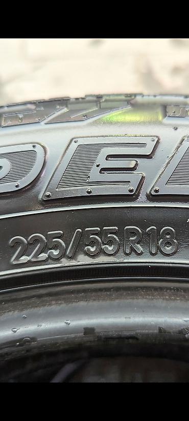 tires: Шины 225 / 55 / R 18, Всесезонная, Б/у, Комплект, Внедорожные (АТ/МТ), Toyo — 1