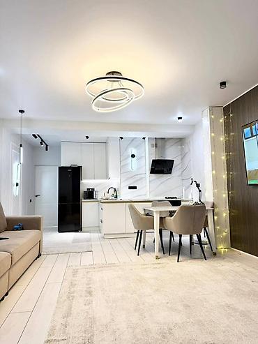 2 комнаты, 82 м², Аламедин-1 мкр Элитка, 5 этаж, Дизайнерский ремонт