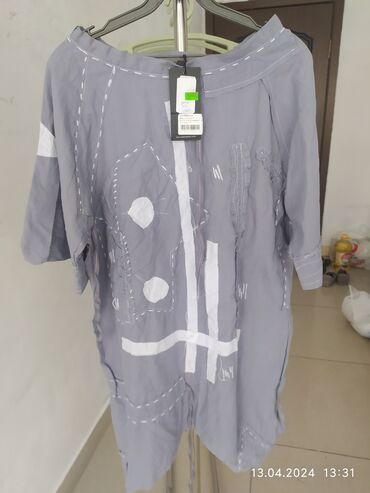original ochki: Новая блузка или туника женская, размер M-L, материал хлопок, отдам за