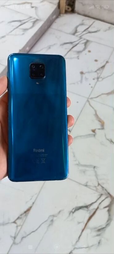 tank 2 telefon: Xiaomi Redmi Note 9 Pro, 64 GB, rəng - Mavi, 
 Barmaq izi