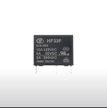 электрон самокат: HF33F elektromexaniki rele – PCB montaj üçün miniatür tip Model — 1