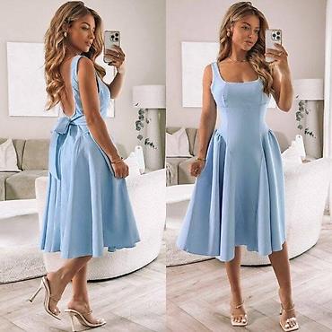 Haljine: 💫Ženska midi haljina sa mašnom na leđima
2700
Uni velicina — 2