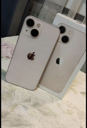 Apple iPhone: IPhone 13 mini, Б/у, 128 ГБ, Розовый, Защитное стекло, Чехол, Коробка, 79 % — 2