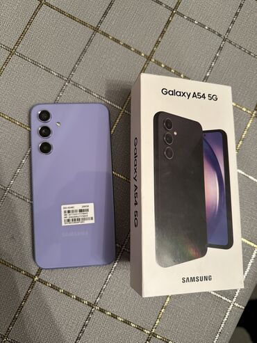 samsung galaxy a54 ikinci el: Samsung Galaxy A54 5G, 256 GB, rəng - Bənövşəyi, Barmaq izi