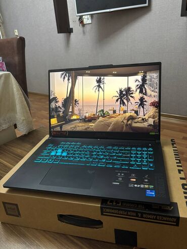 notebook ekranlari: Yeni ASUS TUF Gaming, 17.3 ", Intel Core i7, 512 GB, Ünvandan götürmə, Pulsuz çatdırılma, Ödənişli çatdırılma