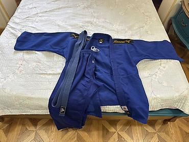 kişi cinsləri: Mizuno judo kimonomu – mavi rəngdə tam dəst - Brend: Mizuno - Model — 3