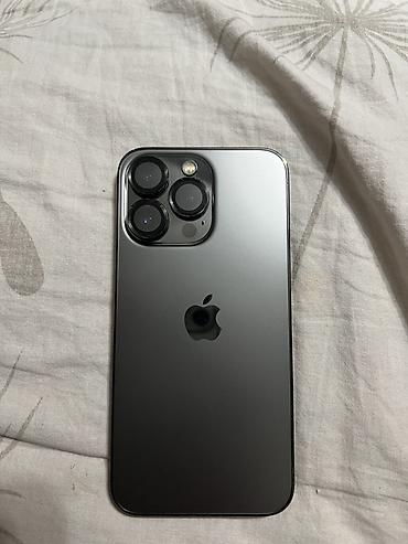 Apple iPhone: IPhone 13 Pro, Б/у, 128 ГБ, Графит, Защитное стекло, 79 % — 1